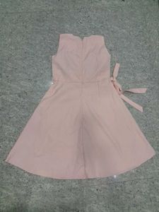 Baby Pink Dress with Built-in cups