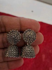 2 Pair, Peacock Inspired Drop Earrings