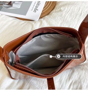 YSL Saint Laurent Patent Leather Hobo Bag