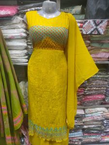 Purple Kurta Set with Embellishments