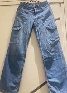 y2k Denim Cargo Pants