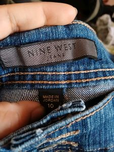 Nine West Classic Blue Flare Jeans
