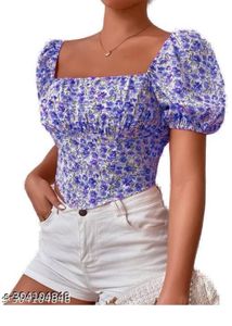 Floral Print Top Size Small To Medium