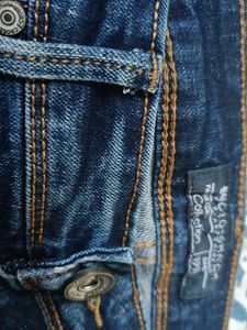 Blue Washed Ripped Denim