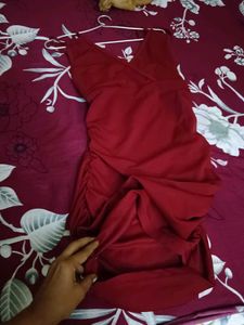 Elegant Red Party Dress