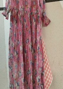 Beautiful Pink Floral Gown