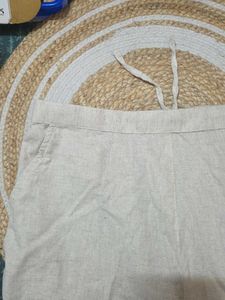 Comfortable Beige Palazzo Pants