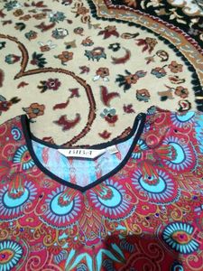 Beautiful Blue Kurta with Intricate Print