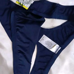navy blue Thong Panty