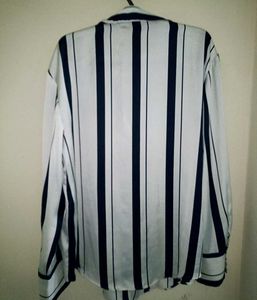 Stylish Striped Button-Up Shirt