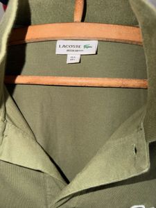 Men's Olive Green Lacoste Polo Shirt