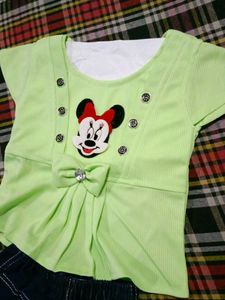 Cute Minnie Mouse Top for Girls