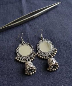 Elegant Mirror Jhumka Earrings