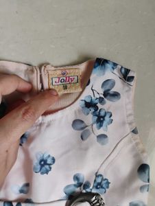 Cute Floral &amp; Plaid Dress Set