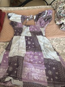 Bohemian Patchwork Mini Dress