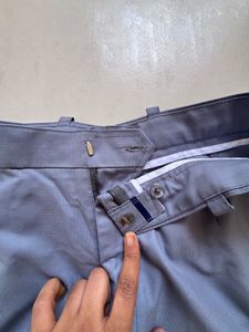 formal blue pants for women