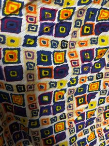 Vibrant Geometric Print Ethnic Skirt
