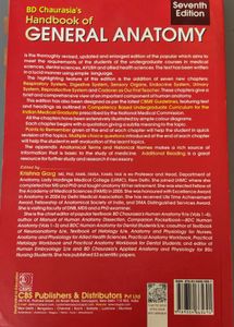 BD Chaurasia's Handbook of General Anatomy