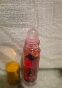 Homemade natural roll - on for headache