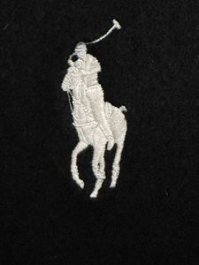 Classic Black Polo Ralph Lauren Scarf