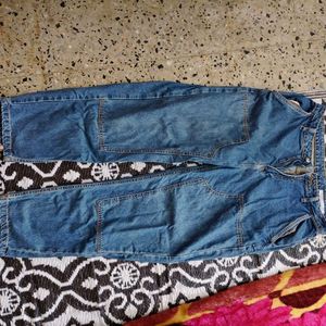 Zudio Relaxed Fit Denim Cargo Jeans