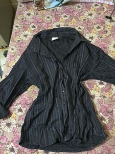 Chic Striped Button-Up Shirt