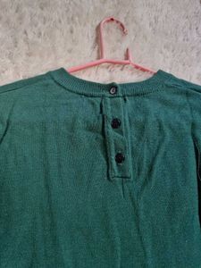 Green Long Sleeve Maxi Dress