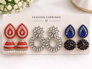 Set of 3 Fashion Earrings ✨