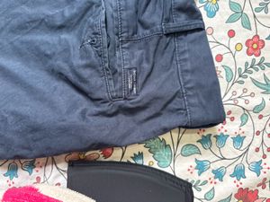 Comfortable Navy Blue Cargo Pants