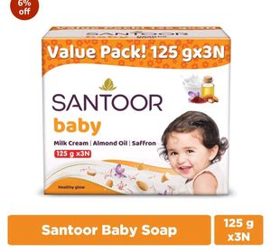 Santoor Baby Soap Value Pack