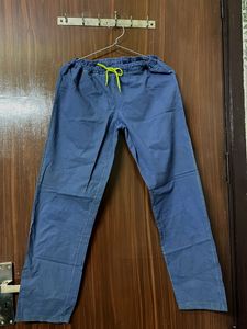 Comfortable Blue Drawstring Pants with free tee