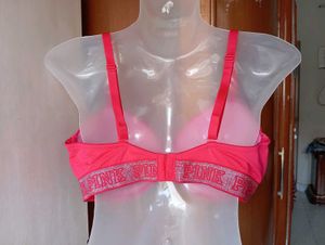 Vibrant Pink Push-Up Bra