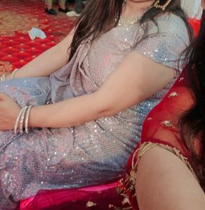 Bollywood Style Full Sequence Saree