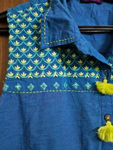 Cotton Embroidered Kurti