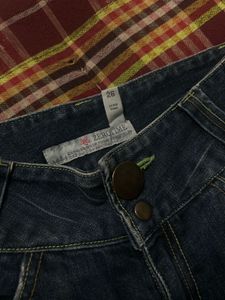 Women's Wide-Leg low waisted Denim Jeans