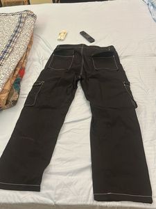 black baggy pants