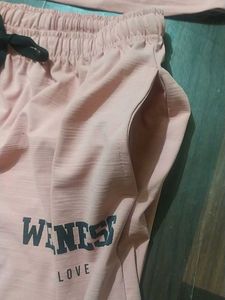Cute Pink Wellness Co-ord Set