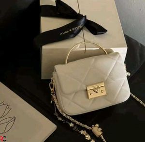 Charles &amp; Keith( COPY) White Quilted Handbag Set W