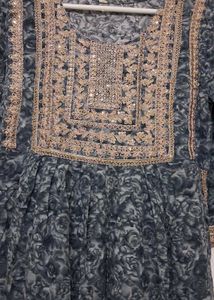 Elegant Blue Kurta Set with Dupatta