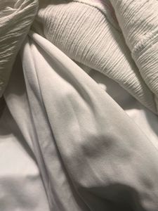 Imported from USA White Embroidered Girls