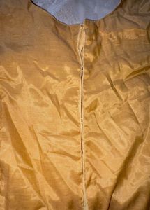 Elegant Gold Embroidered Gown