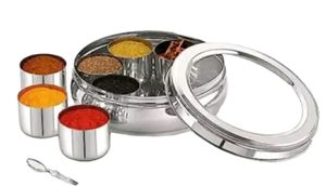 Raj Royals Stainless Steel Best Quality Masalabox