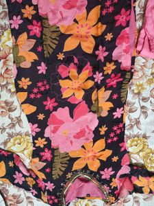 unused Stylish Floral Print Kurta Set