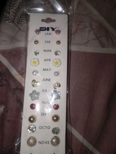 Monthly Stud Earring Collection