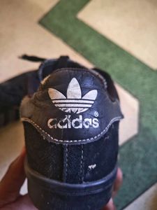 Adidas Superstar Vulc Black Suede Shoes