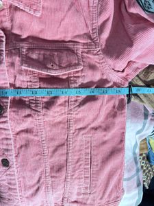Old navy Vintage Pink Corduroy denim Jacket
