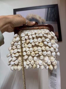 Diwaah Shell Clutch With Tags