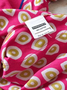 Chic Pink Printed Kurta