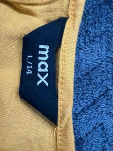 Mustard Yellow Eyelet Detail Top