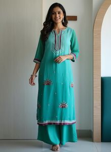Heavy Plazzo Kurta Set